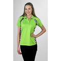 Short Sleeve Polo Shirt W/ Contrast Front and Back Inserts